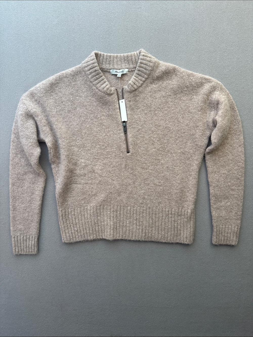 Madewell By J.Crew, York Half-Zip Sweater XXS Yellowjackets TV Wardrobe
